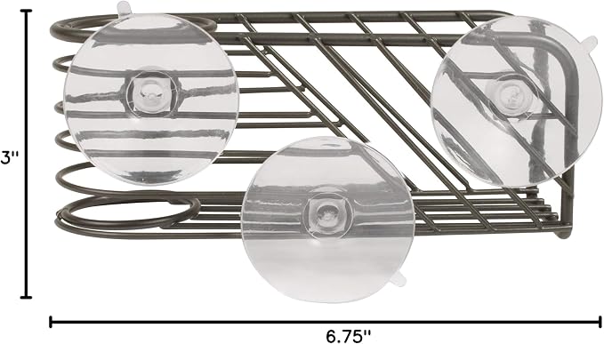 Spectrum Diversified Wright Sink, Geometric Soap & Sponge Kitchen Sink & Shower - Image 9