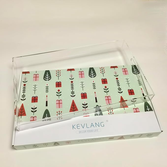 Clear Sturdy Acrylic Serving Tray - Image 7