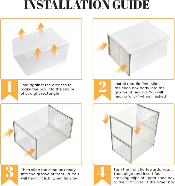 Shoe Boxes, Stack Without Toppling Modular storage boxes combine freely - Image 8