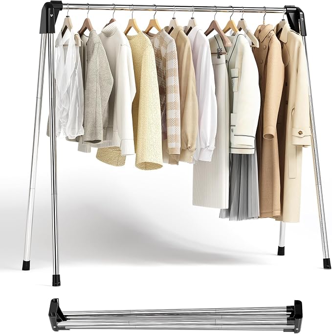 APEXCHASER Clothes Drying Rack, Stainless Steel Drying Rack Clothing - Image 8