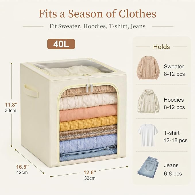GoMaihe Clothes Storage Bins - Image 2