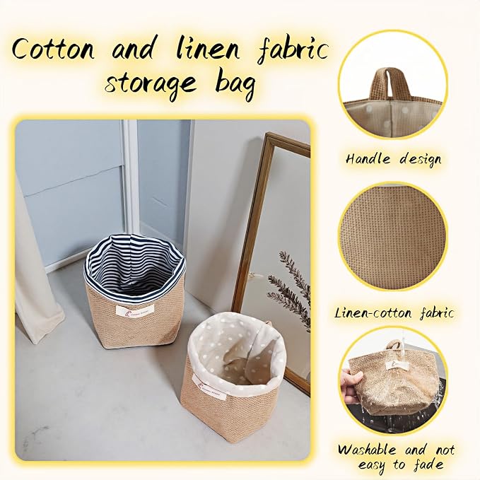 Machine Washable Hemp Cotton Hanging Organizer - Image 9