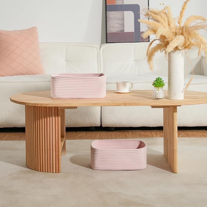 Shelf Baskets for Organizing | Storage Basket for Shelves | Small Woven Baskets - Image 9