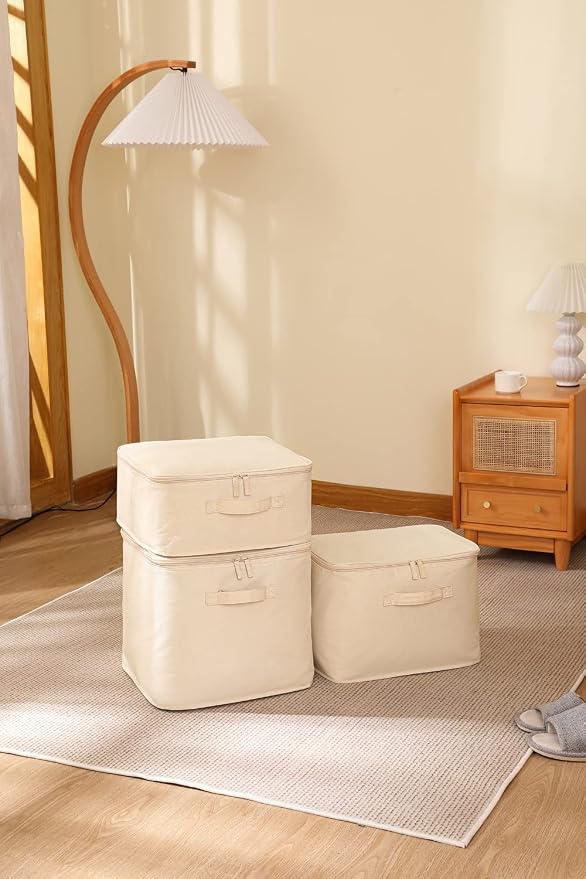 Decorative Basket Rectangular Fabric Storage Bin Organizer Basket - Image 9
