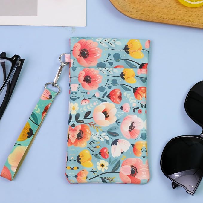Double Eyeglass Case Soft Dual Glasses Case - Image 7