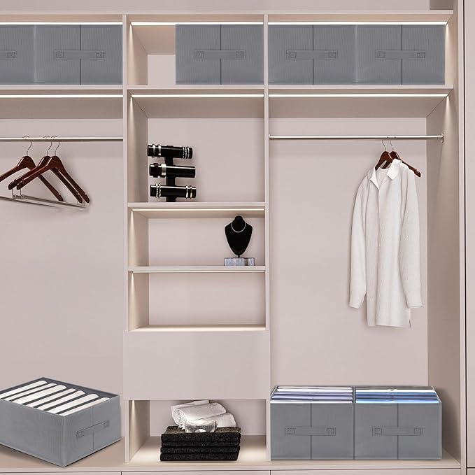 Jeans Organizer for Closet, Foldable Wardrobe Clothes Organizer - Image 7