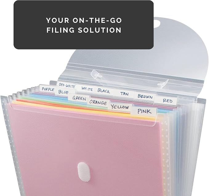 Advantus Expandable Paper Organizer, Accordion File Organizer, Important - Image 7