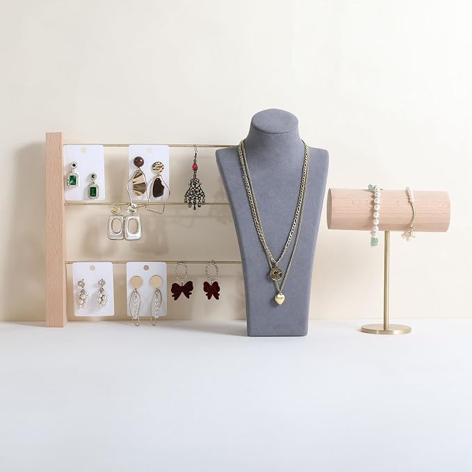 GemeShou Grey necklace storage organizer - Image 9