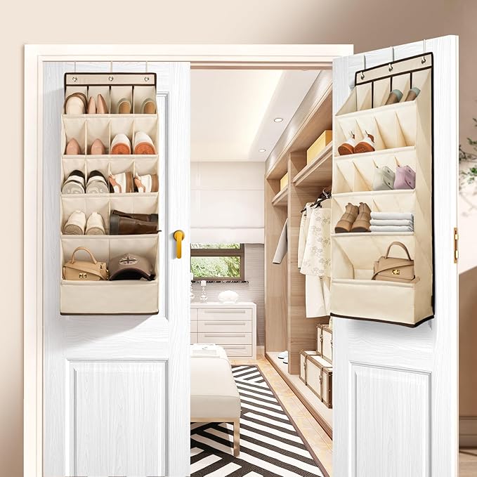 FENTEC 1 Pack Over the Door Shoe Organizers, Hanging Shoe Organizer - Image 9