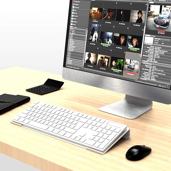 Acrylic Tilted Computer Keyboard Stand - Image 7