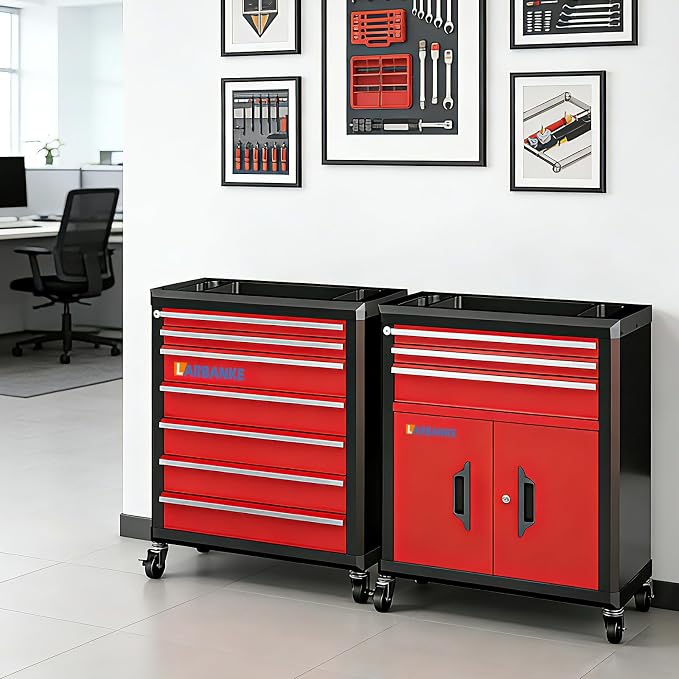 LARBANKE 10-Drawer Rolling Tool Chest - Image 8