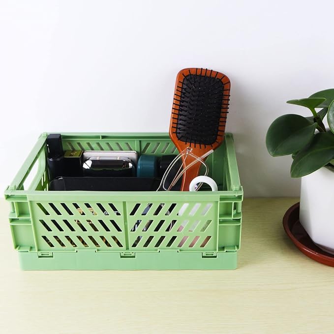 Tixill 2-Pack Mini Foldable Plastic Baskets - Image 5