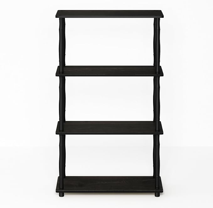 Furinno Turn-N-Tube 4-Tier Multipurpose Shelf Display Rack, Classic Tubes - Image 7