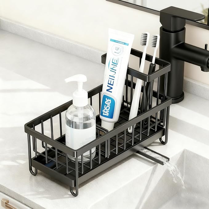 Sponge Holder for Kitchen Sink, Sink Caddy Organizer - Image 7