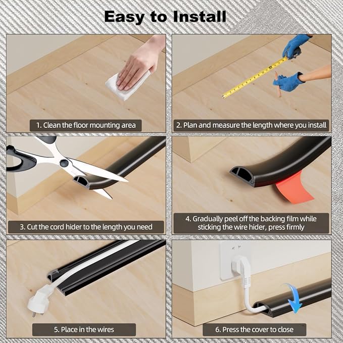 10FT Side-Open Extension Cord Covers - Image 9