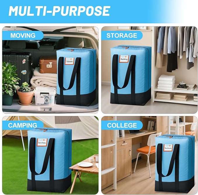 2 Pack Moving Bags, Heavy Duty Storage Bags - Image 8