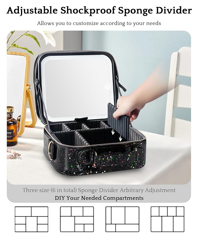 MOMIRA Travel Makeup Bag Cosmetic Bag - Image 6