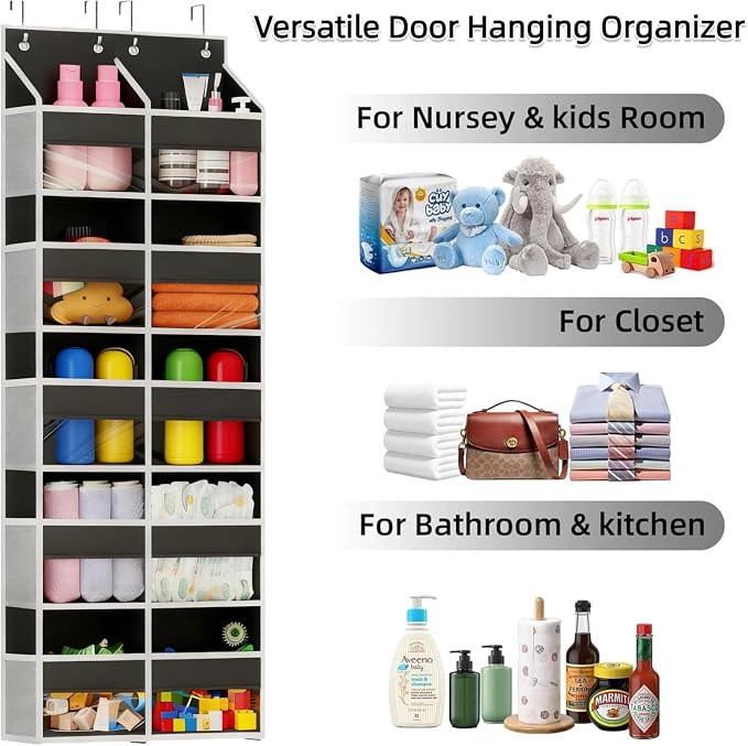 5-Tier Heavy Duty Over the Door Organizer - Image 6