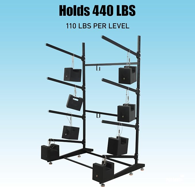Kayak Storage Rack, Heavy-Duty Outdoor Canoe Rack, Reinforced, and Enhanced - Image 9
