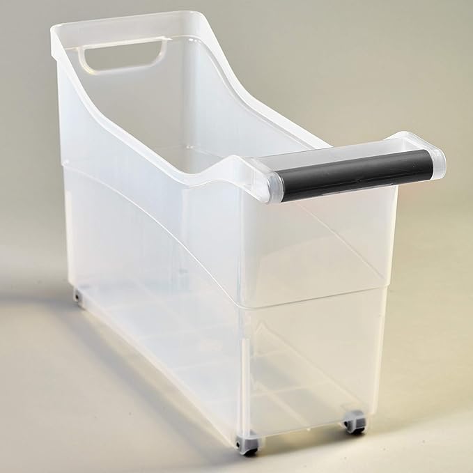 Storage Bin with Handle and Rolling Wheels - Image 7