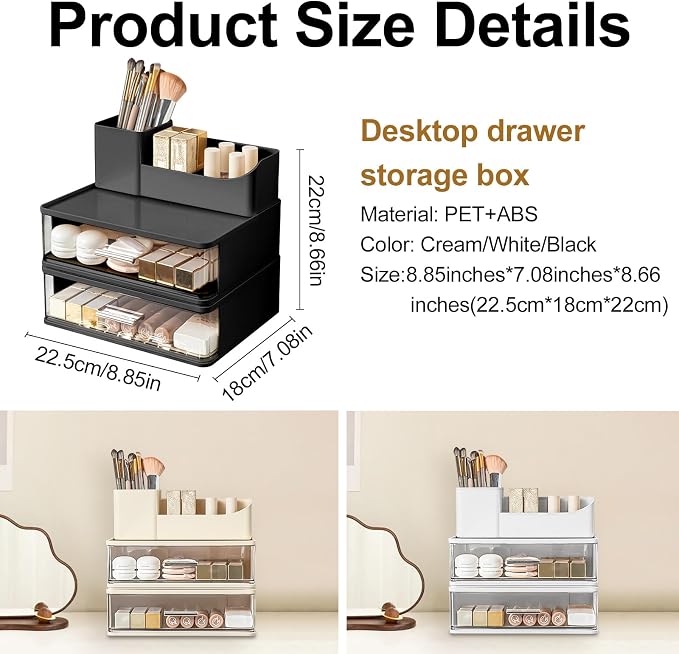 DASITON Makeup Organizer for Vanity - Image 6