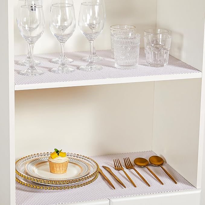 Shelf Liner for Kitchen Cabinet, Drawer Liners Non Slip Non Adhesive Thick Mat - Image 9