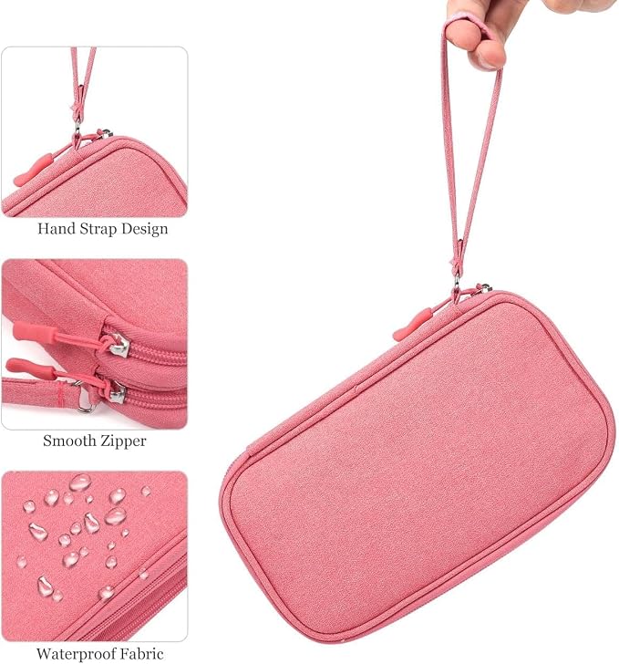 CAOODKDK Electronic Organizer Travel USB Cable Accessories Bag/Case, Waterproof - Image 8