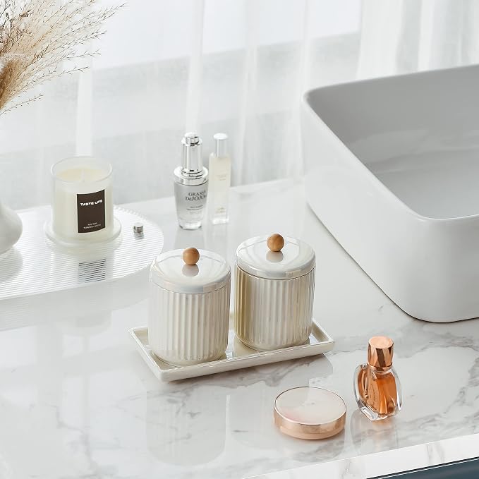 Ceramic Bathroom Canister Set - Image 7