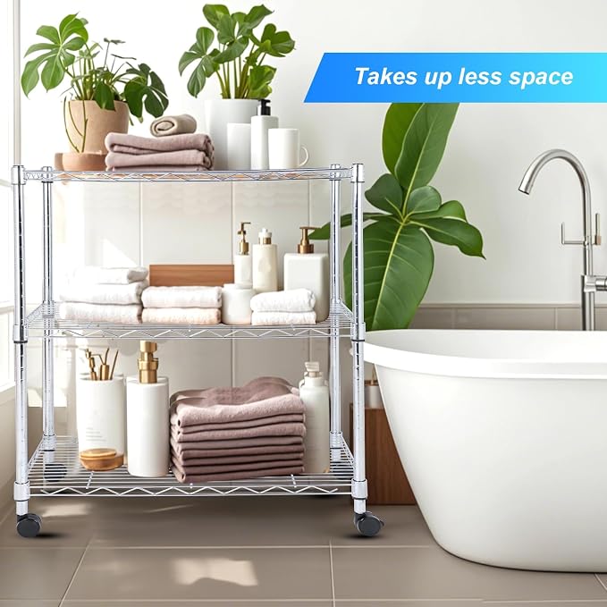 Whitmor 3 Tier Storage Shelves, Heavy Duty - Image 5