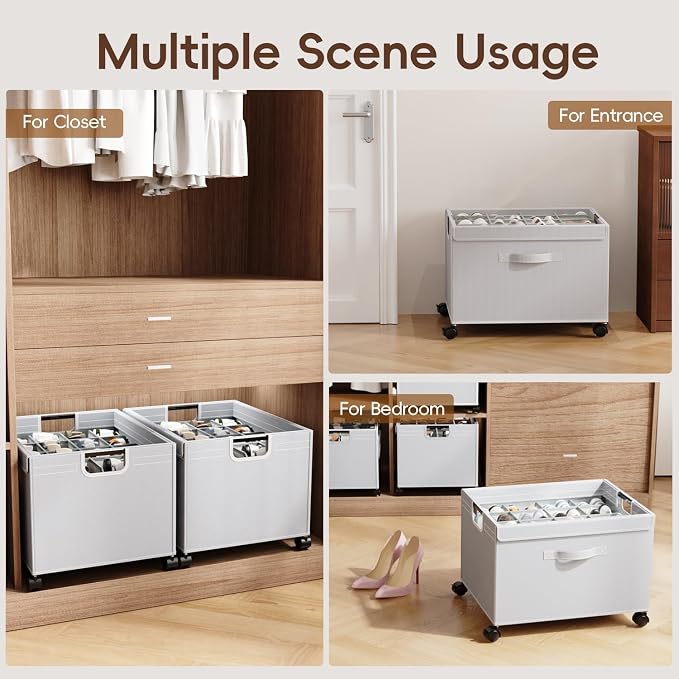 HOUSE AGAIN 2 Pack Shoe Organizer - Image 9