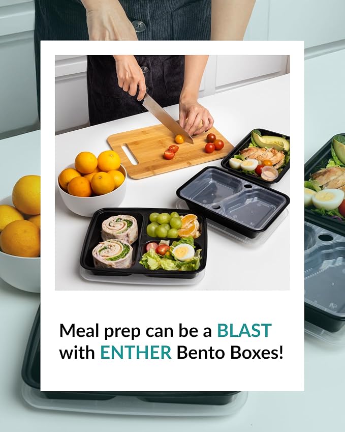 Enther Single 1 Compartment Meal Prep Containers - Image 6