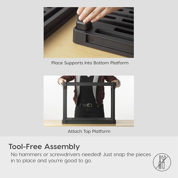 IRIS USA 4-Shelf Extra Heavy Duty Deep Plastic Storage Shelves, 800lb Capacity - Image 6