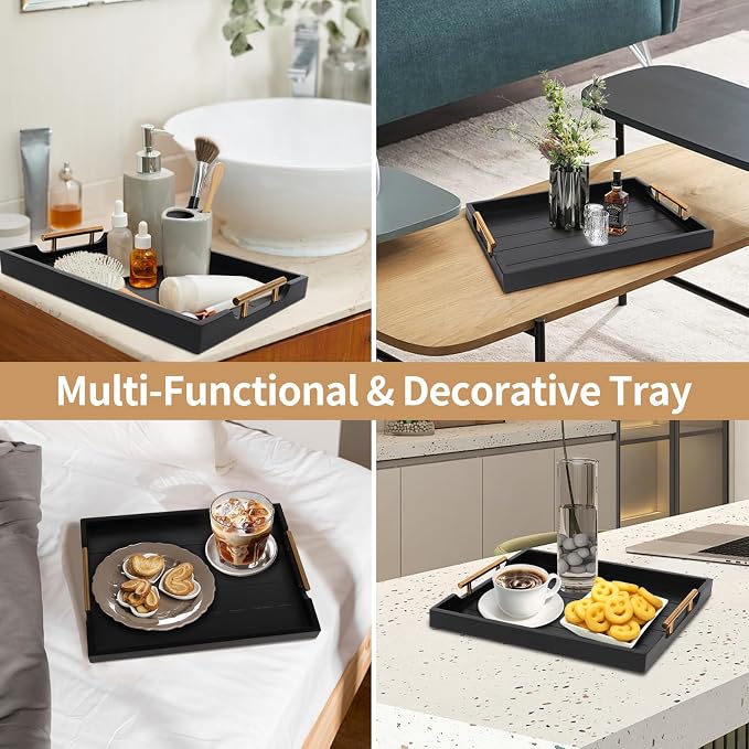 SXNOWS Wooden Serving Tray - Image 9