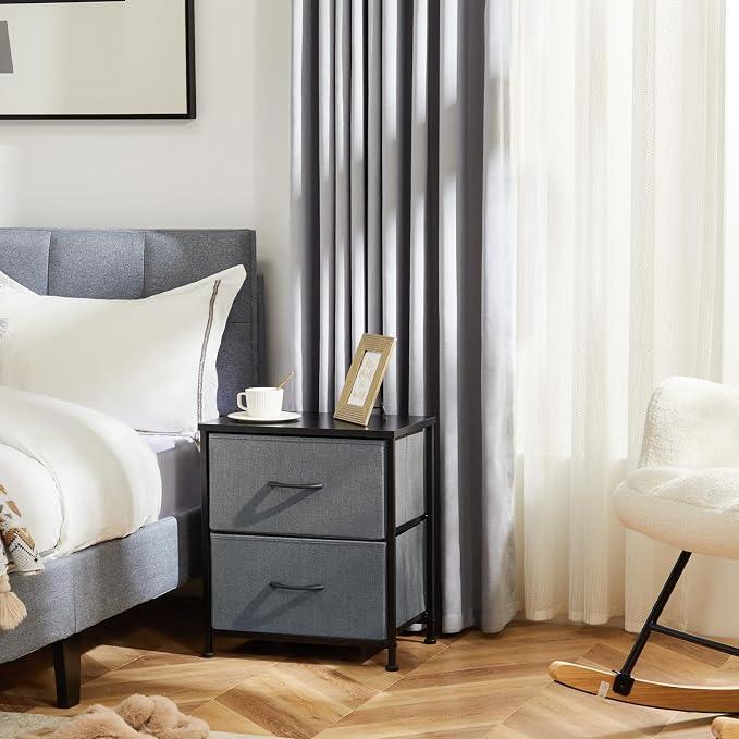 DUMOS Nightstand Set of 2, Small Dresser - Image 7