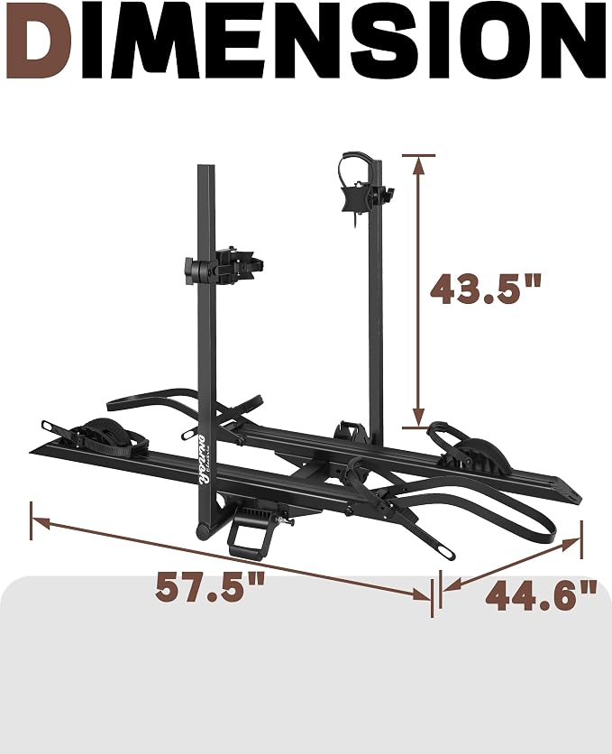 Young E-Bike Rack Hitch Mount Platform Style - Image 9