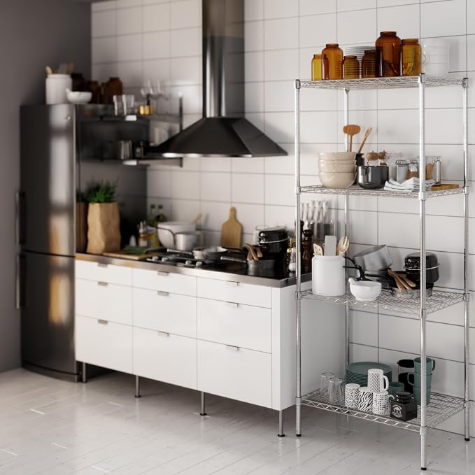 21" Deep x 30" Wide x 74" Height Wire Shelving Kit | 4-Tier | NSF Commercial - Image 7