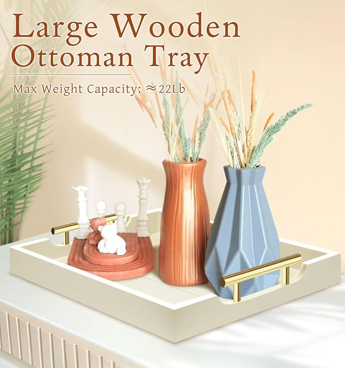 SXNOWS Wooden Serving Tray - Image 9