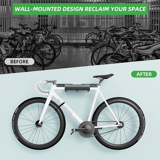 Bike Wall Mount Rack Indoor Bike Storage Garage Bike Rack Wall Mount - Image 8