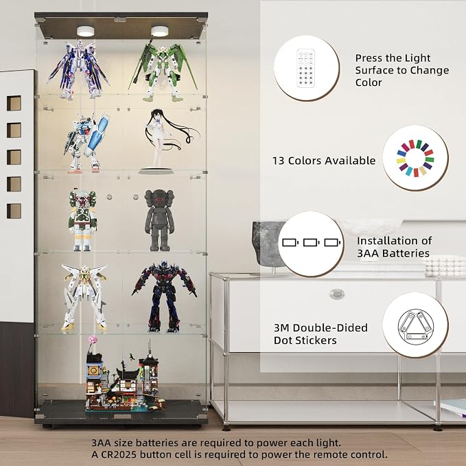 Beauty4U Glass Display Cabinet - Image 8