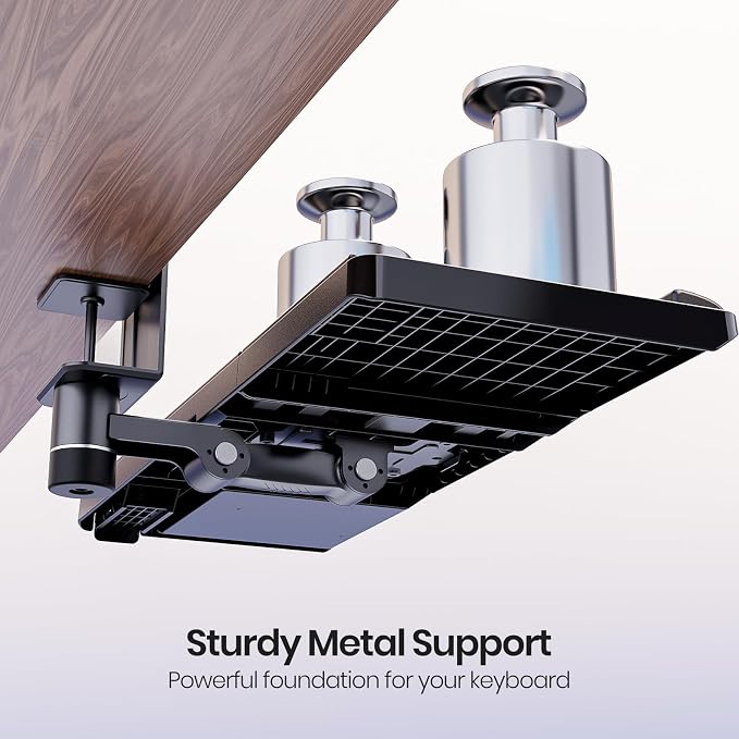 Klearlook Upgraded Adjustable Keyboard Tray - Image 6