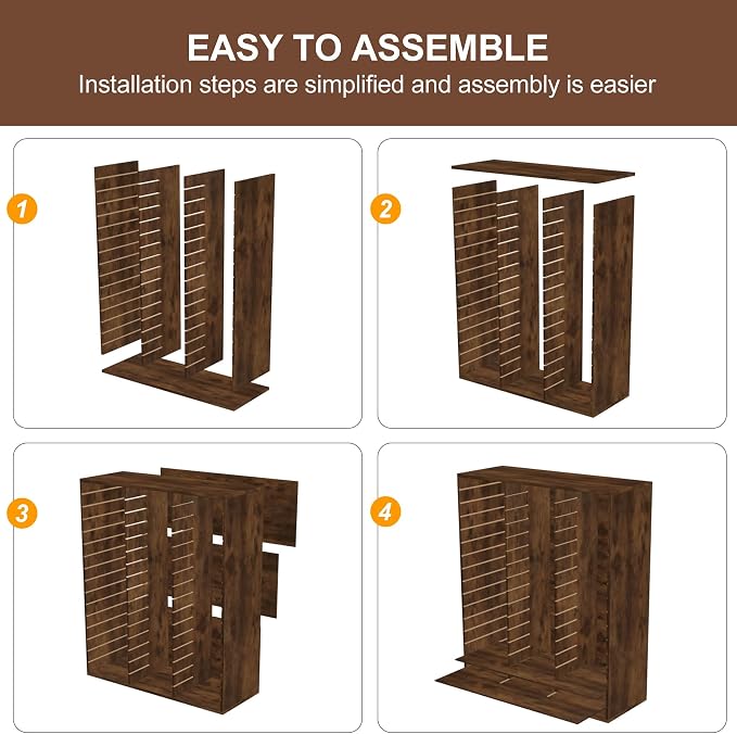 TQVAI Literature Organizer, Heavy Duty 48 Compartments Countertop Mail Organizer - Image 9