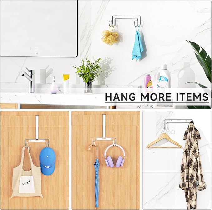 Ironing Board Holder Wall Mount/Over The Door Ironing Board Hanger, Laundry - Image 9