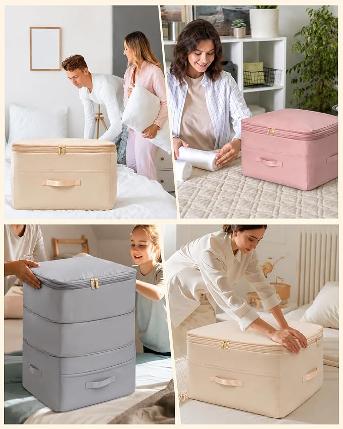 Ultra Space Saving Self Compression Organizers, Double Zipper Compression - Image 8