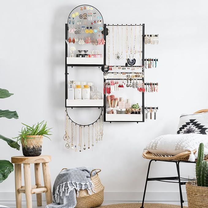 Keebofly Wall Mount Hanging Jewelry Organizer - Image 9