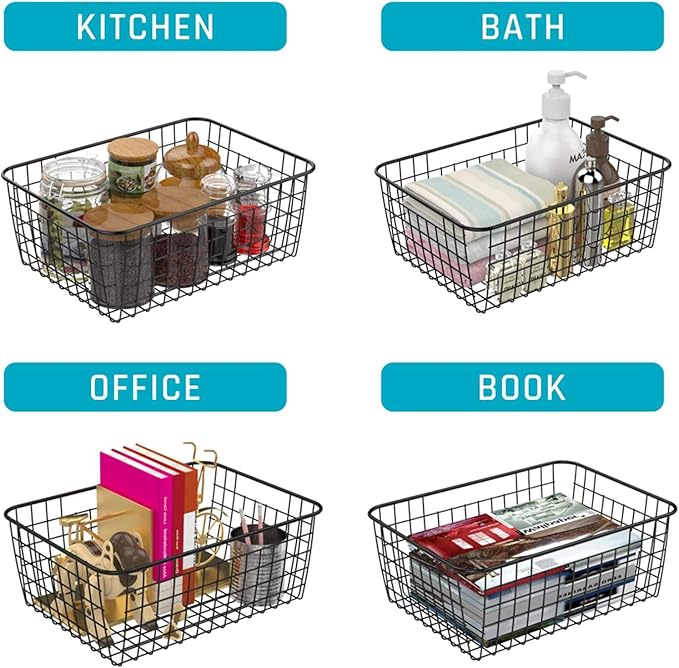 Metal Wire Basket Food Storage Organizer - Image 4