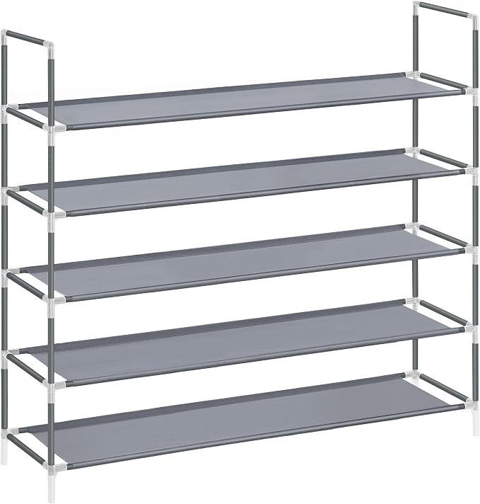 SONGMICS 5-Tier Shoe Rack, Shoe Storage - Image 7