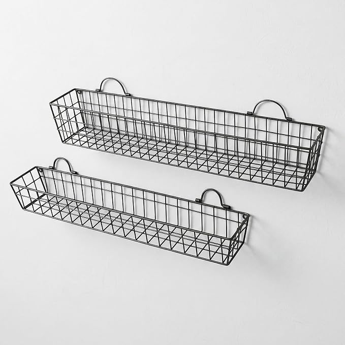 MyGift 2pcs 30-Inch Wire Baskets - Image 7