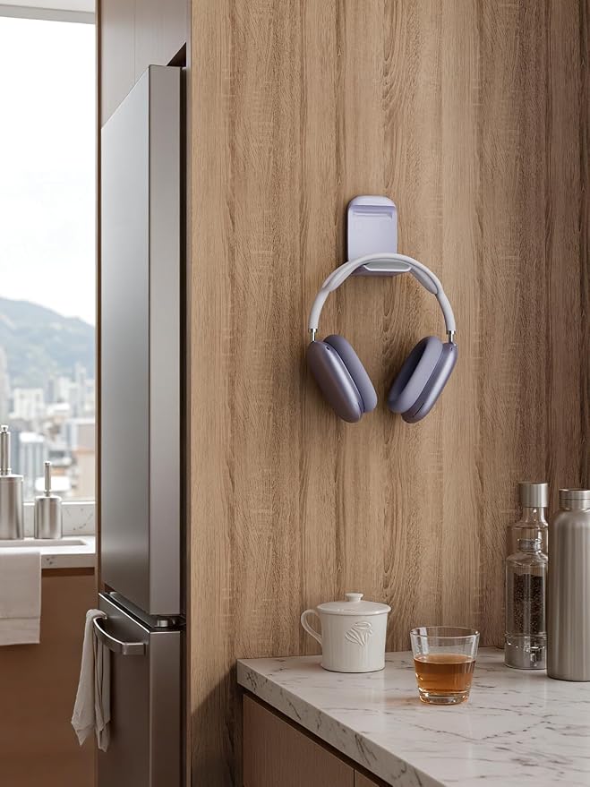 MAMUVIMO Headphone Stand, Headset Stand Foldable & Sticky, Headphone Holder - Image 9