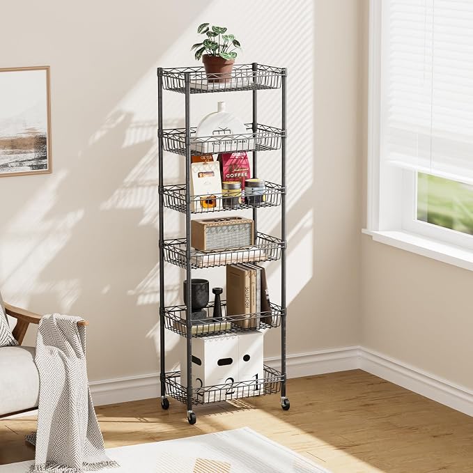 SINGAYE Shelf Closet Wire Shelving:Adjustable Metal Unit - Image 8