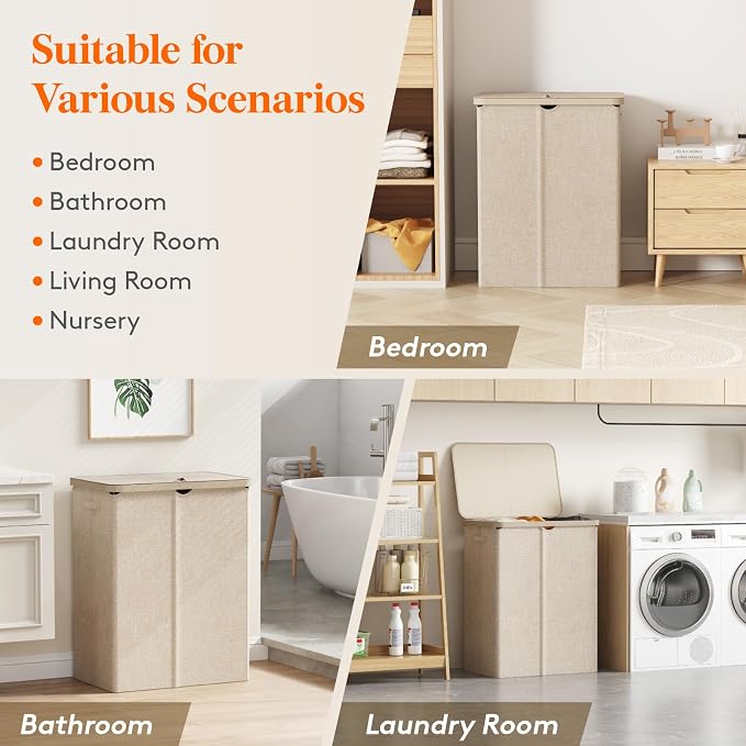 Lifewit 165L Large Laundry Basket - Image 9